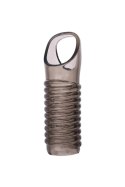 ToyFa XLover, Penis sleeve, for enlargement, TPE, transparent black, 11 cm XLover by TOYFA