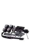 Akcesoria BDSM zestaw 10 sztuk kajdanki maska bicz Dream Toys