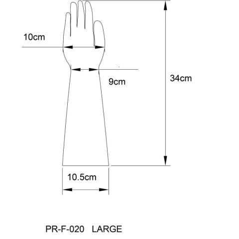 Prowler RED Latex Gloves Large Prowler