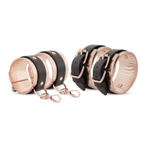 Rosy Gold - Under-Mattress Restraint Set - Black Rosy Gold