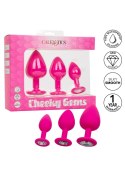 Cheeky Gems 3 Pcs Pink CalExotics