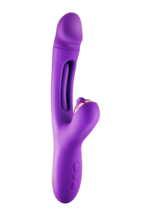 Joyfully 3-in-1 Rabbit Vibrator with Tapotem purple Yoba
