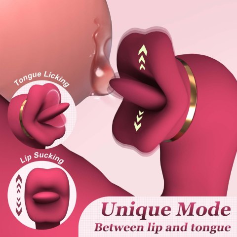 Silicone Vibrator - 7 rotating functions and 7 licking functions B - Series Fox