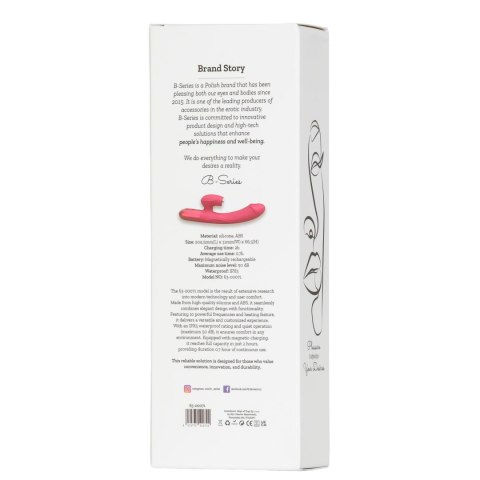 Wibrator-Silicone Vibrator USB, 10 vibration modes, Heating B - Series Fox