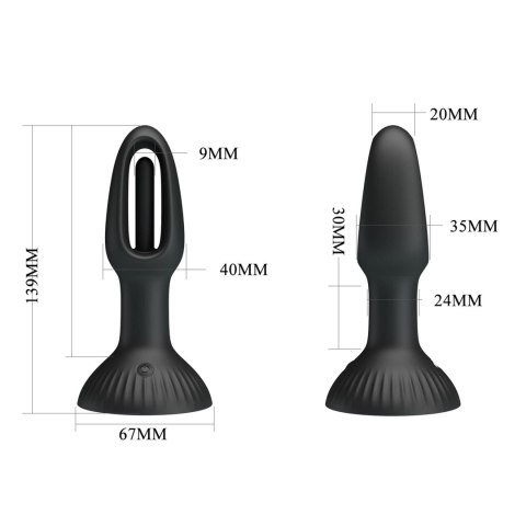 PRETTY LOVE - HUBERT, 7 wiggling settings, Silicone Pretty Love