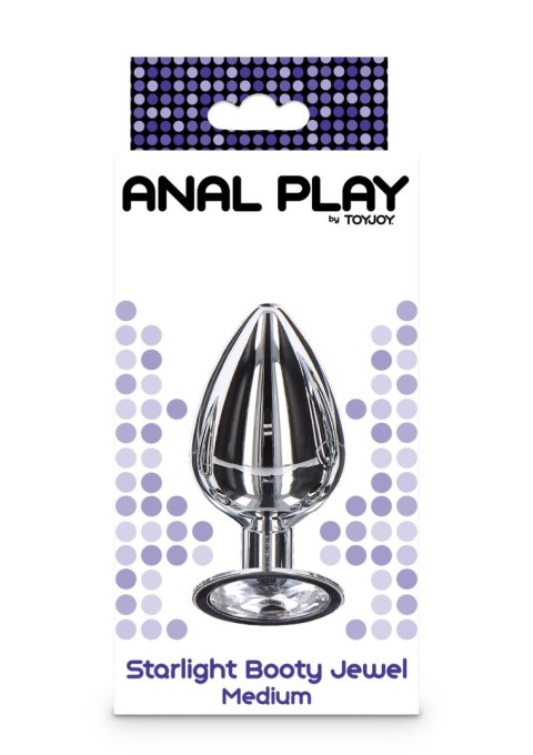 Starlight Booty Jewel Medium Silver TOYJOY