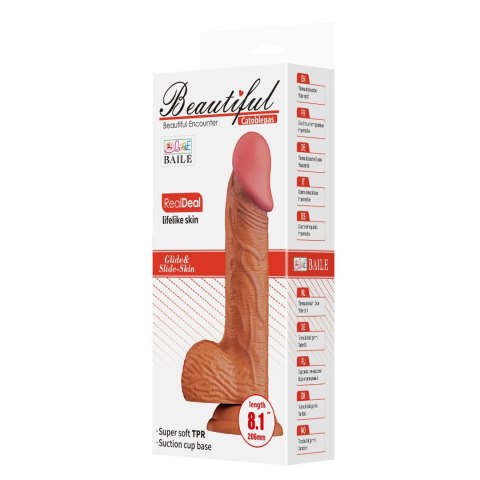 Baile Beautiful Encounter RealDeal Dildo 8.1" BAILE