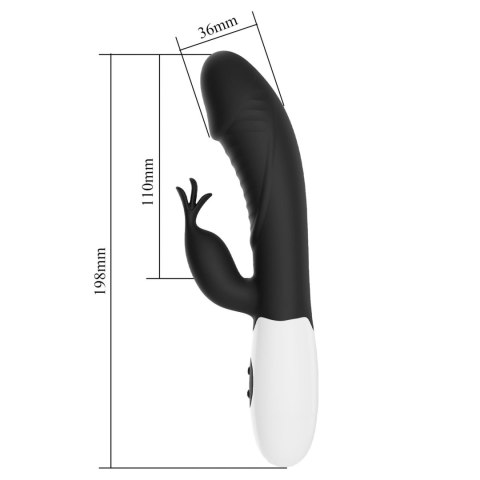 Pretty Love Rasmussen Dual Vibrator (Black Edition) Pretty Love