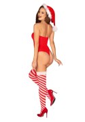 Bielizna-Kissmas pończochy czerwone L/XL Obsessive