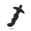 Stymulator analny z masażerem Black twist Toyz4lovers