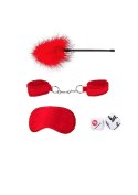 Zestaw 4 elementy Introductory Bondage Kit #2 - Red Ouch!