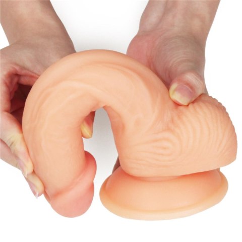 Dildo realistyczne Lovetoy The Ultra Soft Dude miękkie 20 cm Lovetoy