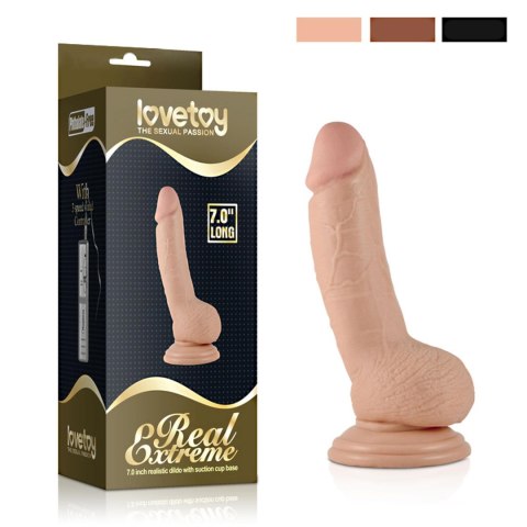 Dildo realistyczne Lovetoy cieliste 17 cm z przyssawką Lovetoy