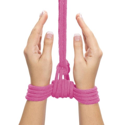 Lina bondage bawełniana Lovetoy różowa 10 m Lovetoy