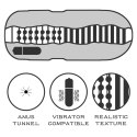 Masturbator analny wibrujący Lovetoy cyber skóra 16 cm Lovetoy