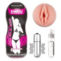 Masturbator wibrujący Lovetoy Sex In A Can Lotus cyber skóra 16 cm Lovetoy