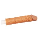 Przedłużka na penisa Lovetoy TPE brązowa 18 cm Lovetoy