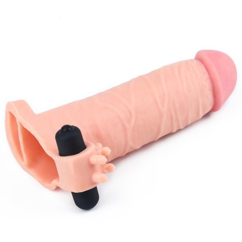 Przedłużka wibrująca Lovetoy cielista 17,5 cm Lovetoy