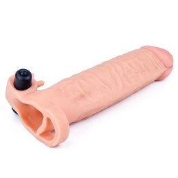 Przedłużka wibrująca Lovetoy cielista 18 cm Lovetoy