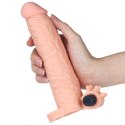 Przedłużka wibrująca Lovetoy cielista 18 cm Lovetoy