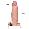 Przedłużka wibrująca Lovetoy cielista 20 cm Lovetoy