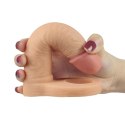 Dildo analne Lovetoy Ultra Soft Double z pierścieniem TPE 14.7 cm Lovetoy