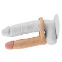Dildo analne Lovetoy Ultra Soft Double z pierścieniem TPE 14.7 cm Lovetoy