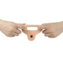 Dildo analne wibrujące Lovetoy TPE z pierścieniem 14,7 cm Lovetoy