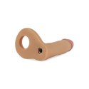 Dildo analne wibrujące Lovetoy TPE z pierścieniem 14,7 cm Lovetoy