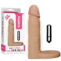 Dildo analne wibrujące Lovetoy TPE z pierścieniem 14,7 cm Lovetoy