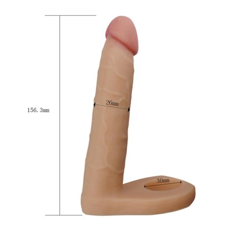 Dildo analne z pierścieniami Lovetoy TPE 15,8 cm Lovetoy