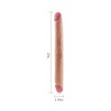 Dildo dwustronne King Size Lovetoy realistyczne 45 cm Lovetoy