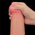 Dildo dwuwarstwowe Lovetoy King Sized 13 5 cala Lovetoy