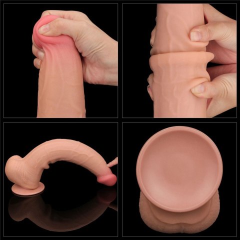 Dildo dwuwarstwowe Lovetoy King Sized 13 5 cala Lovetoy