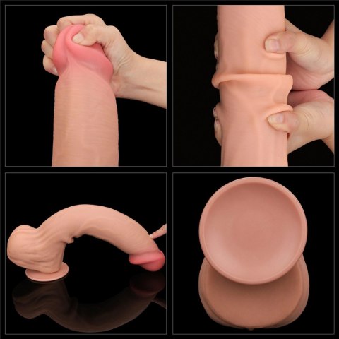 Dildo dwuwarstwowe Lovetoy King Sized 14 cali Lovetoy