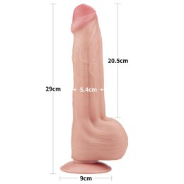 Dildo dwuwarstwowe Lovetoy Sliding Skin 11,5 cala Lovetoy