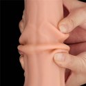 Dildo dwuwarstwowe Lovetoy Sliding Skin 11,5 cala Lovetoy