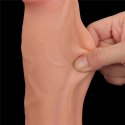 Dildo dwuwarstwowe Lovetoy Sliding Skin 11,5 cala Lovetoy