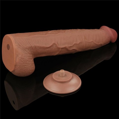 Dildo dwuwarstwowe Lovetoy brązowe 13,5 cala Lovetoy