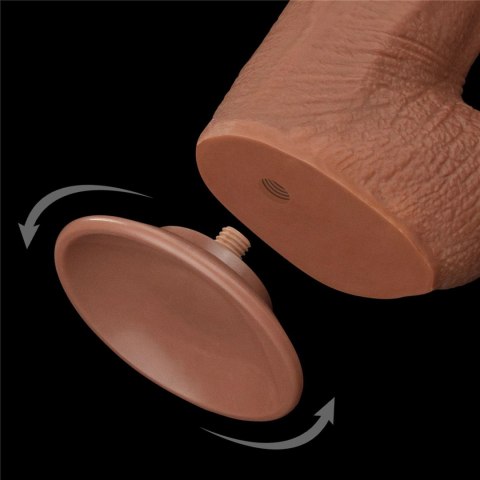 Dildo dwuwarstwowe Lovetoy brązowe 13,5 cala Lovetoy