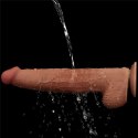 Dildo dwuwarstwowe Lovetoy brązowe 13,5 cala Lovetoy