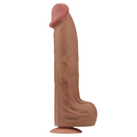 Dildo dwuwarstwowe Lovetoy brązowe 14 cali Lovetoy