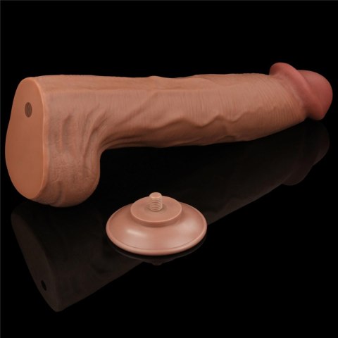 Dildo dwuwarstwowe Lovetoy brązowe 14 cali Lovetoy