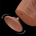 Dildo dwuwarstwowe Lovetoy brązowe 14 cali Lovetoy