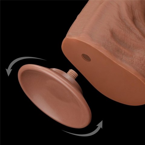 Dildo dwuwarstwowe Lovetoy brązowe 14 cali Lovetoy