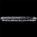 Dildo podwójne Lovetoy przezroczyste 30 cm Lovetoy