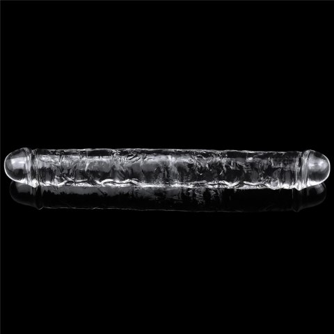 Dildo podwójne Lovetoy przezroczyste 30 cm Lovetoy