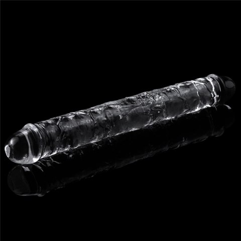 Dildo podwójne Lovetoy przezroczyste 30 cm Lovetoy