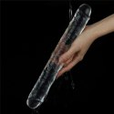 Dildo podwójne Lovetoy przezroczyste 30 cm Lovetoy