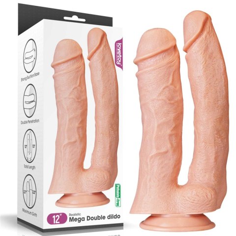 Dildo podwójne realistyczne Lovetoy mega 33 cm Lovetoy
